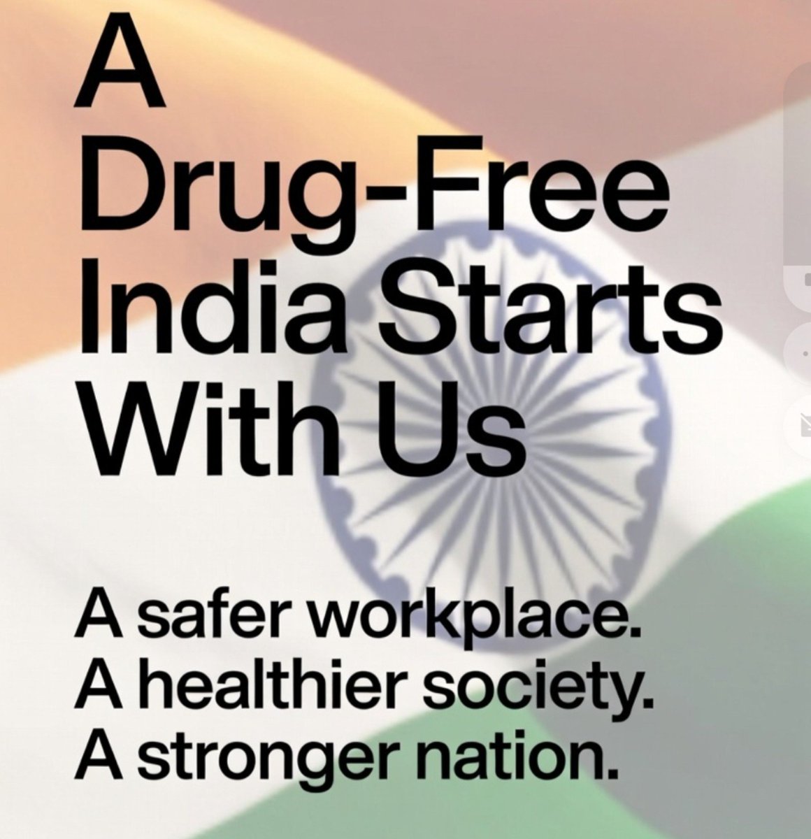 Kunal4662's tweet photo. 🚫 A Drug-Free India Starts With Us.

A safer workplace. A healthier society. A stronger nation.

Every conversation, every awareness initiative, and every positive choice brings us one step closer to a Drug-Free India. #DrugfreeIndia https://t.co/RYzfZ0rBUr