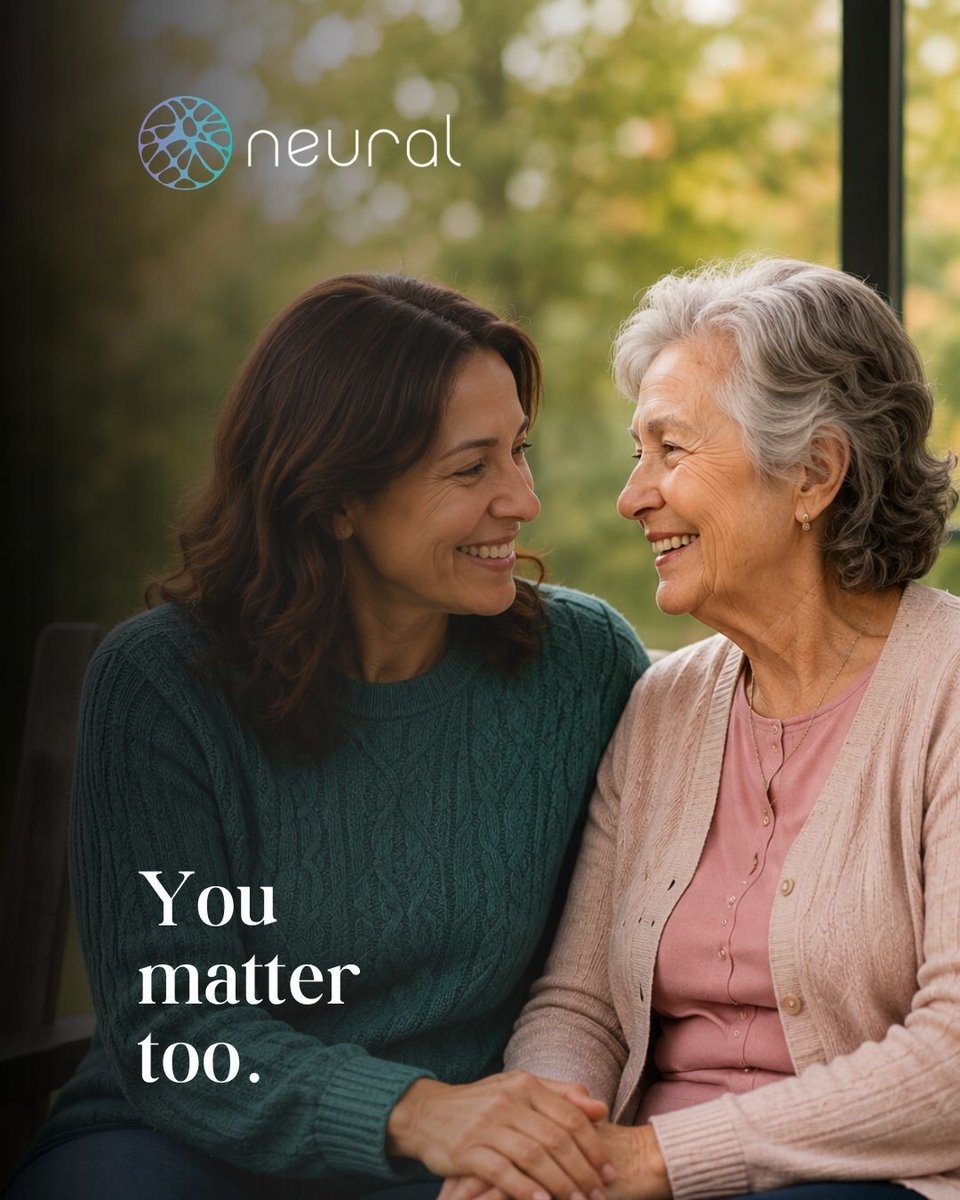 GetNeuralCare's tweet photo. Somewhere today, a caregiver is balancing appointments and medications. If that's you, we see you. 💜 You’re doing one of the hardest jobs alone. We aim to lighten dementia caregiving, one day at a time. Start feeling supported: https://t.co/BA9cHMFymQ #GetNeural #Dementia https://t.co/KEaZkq5YrA