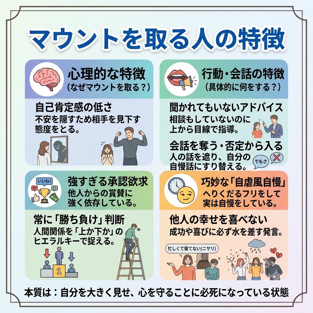 GAMBEJP's tweet photo. @KKomaki68555 マウントを取る人の特徴💁🏿‍♂️ https://t.co/MAUJ0mSX13