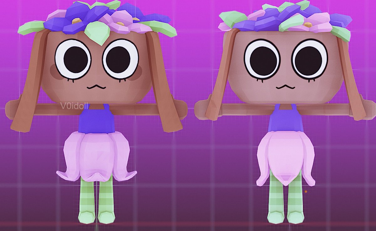 wintervideo_'s tweet photo. Made slight changes on Bassie for fun 
#dandysworld #3dmodel https://t.co/XGrCUvMLlU