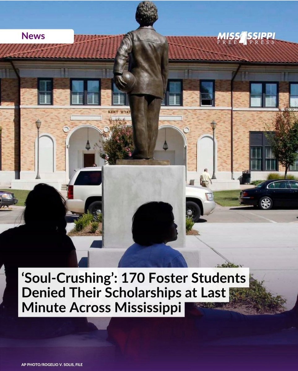 PamelaNatch's tweet photo. @tatereeves @America250 Speaking of future.  Since you are selling Mississippi out to data centers. Can't you fund foster children's scholarships with the data center money you have collected? https://t.co/p1NwoucAGu