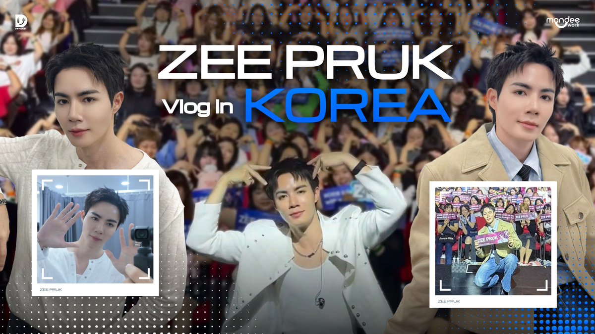 DomundiTV's tweet photo. 🎥🇰🇷 Zee Pruk Vlog in Korea มาแล้ว~

“ซี พฤกษ์” @zee_pruk พร้อมพาทุกคนไปเก็บทุกความทรงจำและชมบรรยากาศสุดประทับใจใน ZEE &amp; YOU AGAIN IN KOREA รวมถึงโมเมนต์สุดพิเศษในงาน Fansign สามารถรับชมได้แล้วตอนนี้! 😉✨

YouTube : DomundiTV
🔗 : https://t.co/hI5kJWBs86

#ZeePrukVlogInKorea https://t.co/1WF7ptM2hl