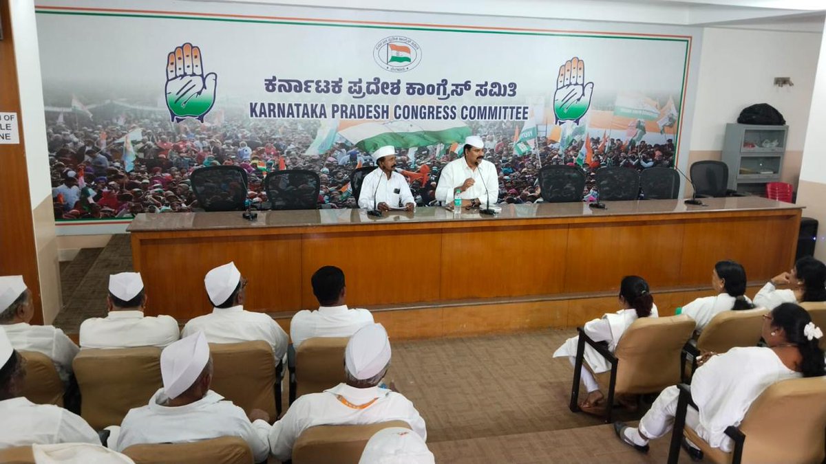CongressSevadal's tweet photo. @SevadalKA held a meeting on August 4, 2026, at the KPCC Office, Bengaluru, under the chairmanship of Shri P.V. Venugopalan, AICC Sevadal Incharge for Karnataka.

The committee resolved to organize a Tiranga March on August 9 from Anand Rao Circle to the KPCC Office to commemorate the Quit India Movement. It also decided to participate in the "Run for Rajiv" 5K Marathon in Bengaluru to mark the birth anniversary of former Prime Minister Rajiv Gandhi.