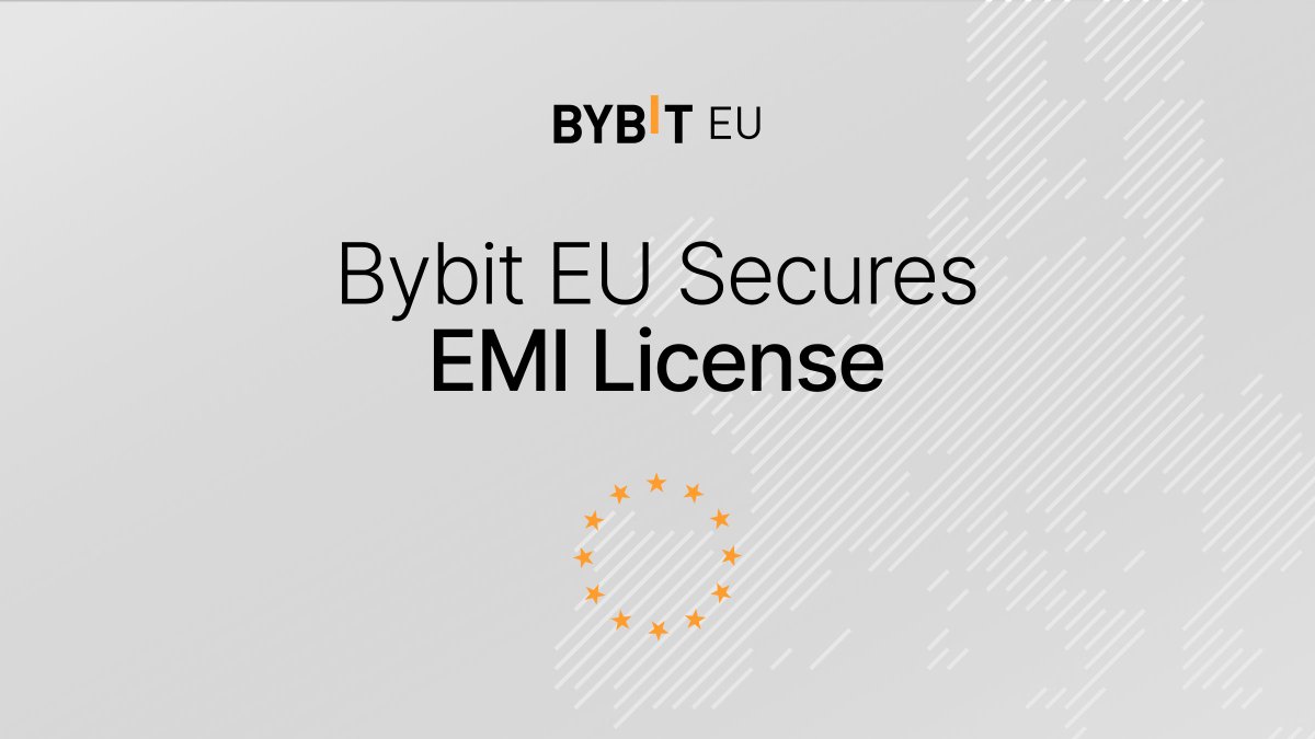 BybitEU's tweet photo. https://t.co/rgoaHvgkGh is excited to announce that Bybit Payments GmbH has been granted EMI licence by Austria’s FMA. 🇦🇹

Together with the MiCAR authorisation held by Bybit EU GmbH, it creates complementary regulatory foundations for connecting crypto-assets. https://t.co/Rca2FocznF