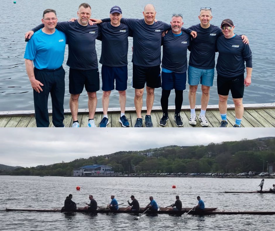 NFPower's tweet photo. Good luck to the Newfoundland Power crew and everyone else rowing in the 208th @StJohnsRegatta tomorrow. Fingers crossed for minimal wind and another spirited day at the races. See you up the pond! 🚣‍♀️ https://t.co/aVFJOmY0m8