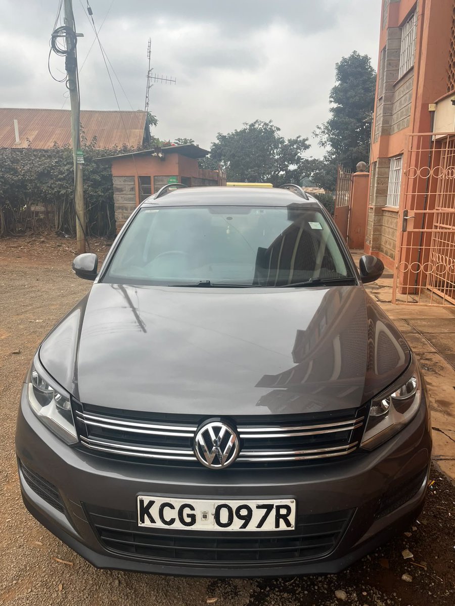 JaMtoka's tweet photo. √ 2014 Volkswagen Tiguan 2.0 TSI 4MOTION 🇩🇪 — 5N
√ KSh1.95 Million
√ Fuel Tank: 64L
√ 8-11km/litre
√ Mileage: 107,230km
√ Locally Assembled
√ Sold and Serviced by @VW_CFAOKE
√ Full Service History
√ Location: Nairobi 🇰🇪 — Lavington
√ +254733665551 — WhatsApp 

√ 2.0-litre 4-Cyl Turbocharged and Intercooled Petrol, DOHC 16-valve, Transverse Front-Mounted — CCZD
√ 180bhp @ 4500-6200 rpm
√ 280Nm @ 1700-4500 rpm
√ 6 Speed Tiptronic S AT
√ Permanent 4WD with Haldex Centre Differential

√ 6 Airbags
√ Brake Assist
√ Cruise Control
√ Electronic Parking Brake
√ Electronic Stability Control
√ Halogen Headlights
√ Traction Control
√ Intelligent Crash Response System

√ RCD 310 Infotainment System
√ Aux Input
√ CD/MP3/WMA Player
√ Bluetooth Connectivity
√ 8 Speaker Audio System

√ Alloy Rims
√ Fabric Seats
√ Shark Fin Antenna
√ Wing Mirror Blinkers