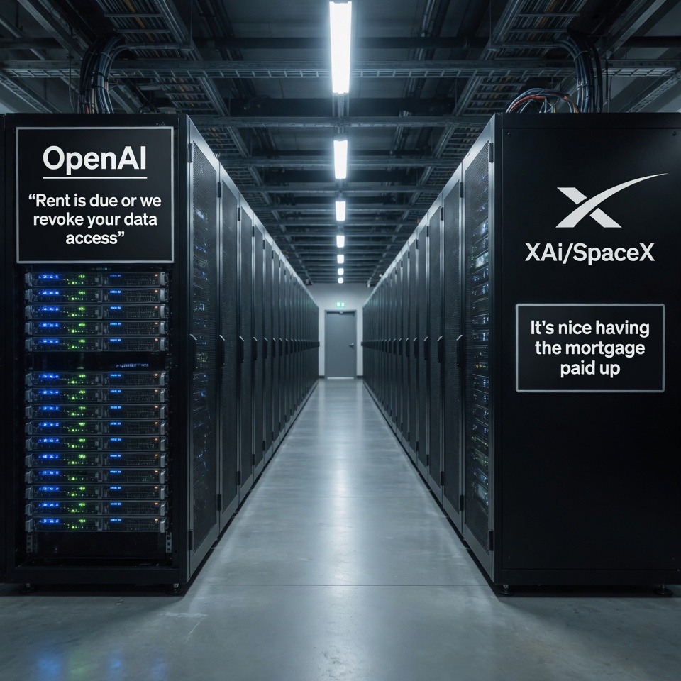 CosmicBeing90's tweet photo. I only use artificial intelligence of which companies own their own servers and Data centres Claude is an exception though. It just has its own little spark. Haha #grok #ai #DataCenters https://t.co/FJlYLhm3G6