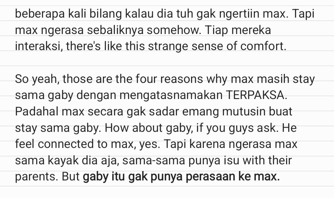 nojie00's tweet photo. ─── sekilas tentang WAGs! universe
ini ada penjelasan tentang kenapa selama ini max masih stay sama gaby. We all know karena max terpaksa kan. But after chap 8, akhirnya keungkap alasan sebenarnya😏 https://t.co/5OPzTUgcnR