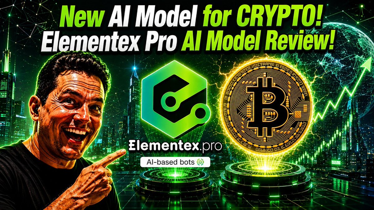 A_D_Crypto's tweet photo. New Crypto AI Trading Model | Elementex Pro AI Model Review
https://t.co/7yTijQtzZC via @YouTube
#elementex #ai #aitrading #aitradingbot #crypto #bitcoin #palantir #microsoft @Elementex_pro https://t.co/qtXhTWeEIP