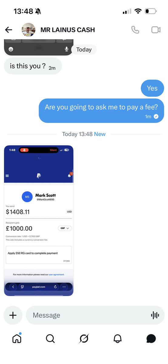 AlphaChav90468's tweet photo. Ahh, the same old scams. 

The real ones don’t question, they send before messaging 💸 

PayPal: @markscott695
Snapchat: Mark202682
Telegram: Yorkshirelad2025
Kik: Straight2025

#Findom #CashSlave #SilentSend #PayPig #FinancialDomination #GayFindom #SpoilMe #Tribute #WalletDrain https://t.co/U4U15ivpT0