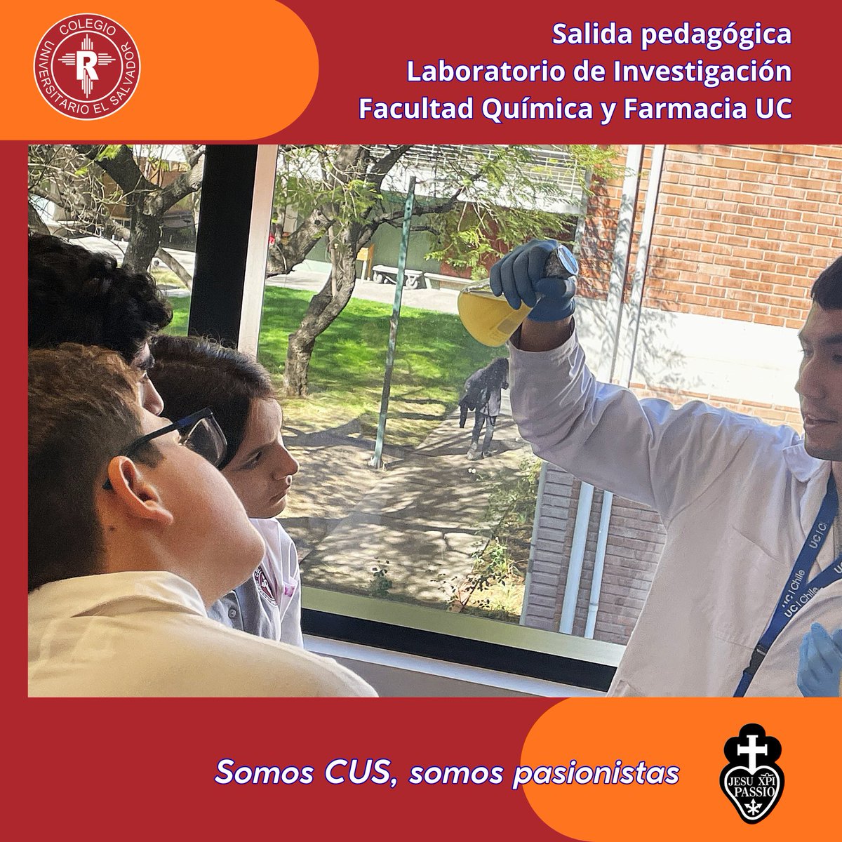 USALVADORCHILE's tweet photo. Salida Pedagógica Taller de Ciencias de I Medio, Laboratorio de Facultad de Cs. Químicas de la PUC. Motivando la exploración y la pasión por el mundo de la ciencia; transformando los aprendizajes en aula en experiencias concretas, en un entorno universitario de primerísimo nivel https://t.co/LNctPWvK1n