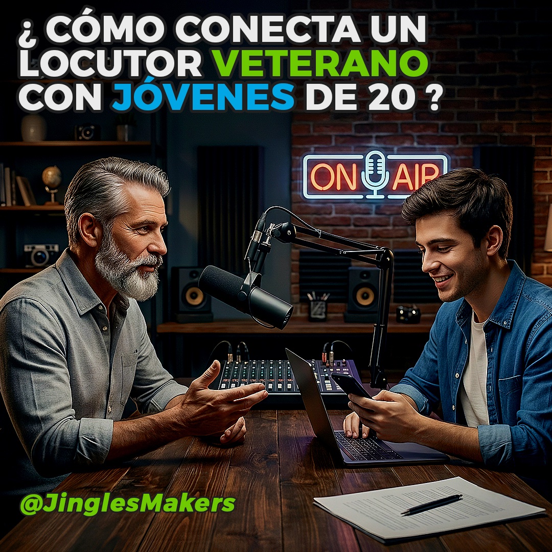 JinglesMakers's tweet photo. ✦ Un locutor veterano conectando con jóvenes de 20.

Eso pasa cuando la producción sabe exactamente a quién le está hablando.
✆ @JinglesMakers 

➤ Spots Eventos, IDs Radio, Anuncios, Drops DJ, Jingles Cantados.

#VoiceOver #Broadcast #Audio https://t.co/mX1MXBp122