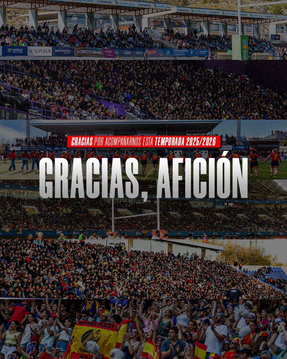 ferugby's tweet photo. 𝐆 𝐑 𝐀 𝐂 𝐈 𝐀 𝐒 por estar con nosotros esta temporada 25/26 ❤️ 

#LoQueNosUne https://t.co/yMsJP08Pa6