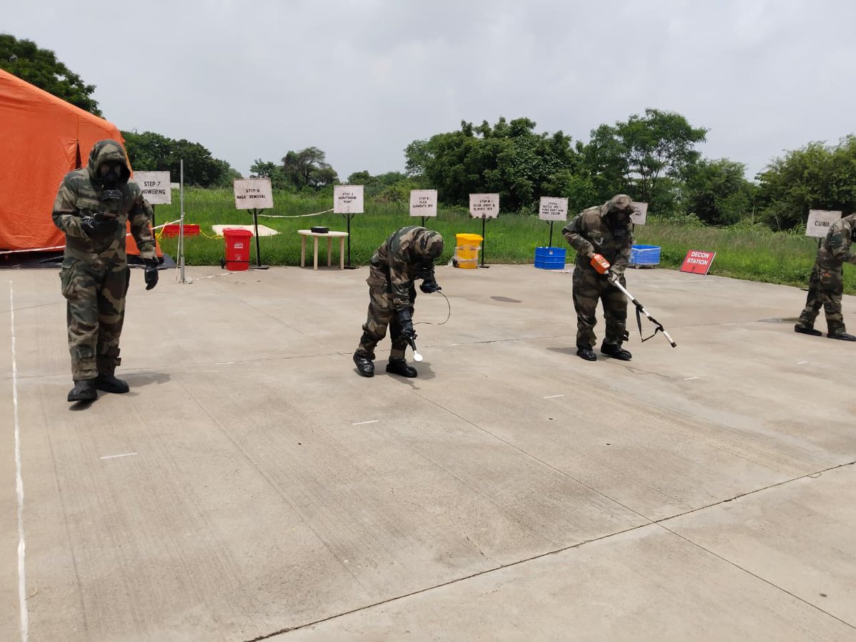06NDRF's tweet photo. "Excellence in preparedness. Confidence in response."
#04/08/2026
🔶 Team 06 BN NDRF organized CBRN Training, equipping personnel with advanced skills in hazard assessment, detection, decontamination and safe response to CBRN incidents.
@NDRFHQ https://t.co/CQlCQtpwKD