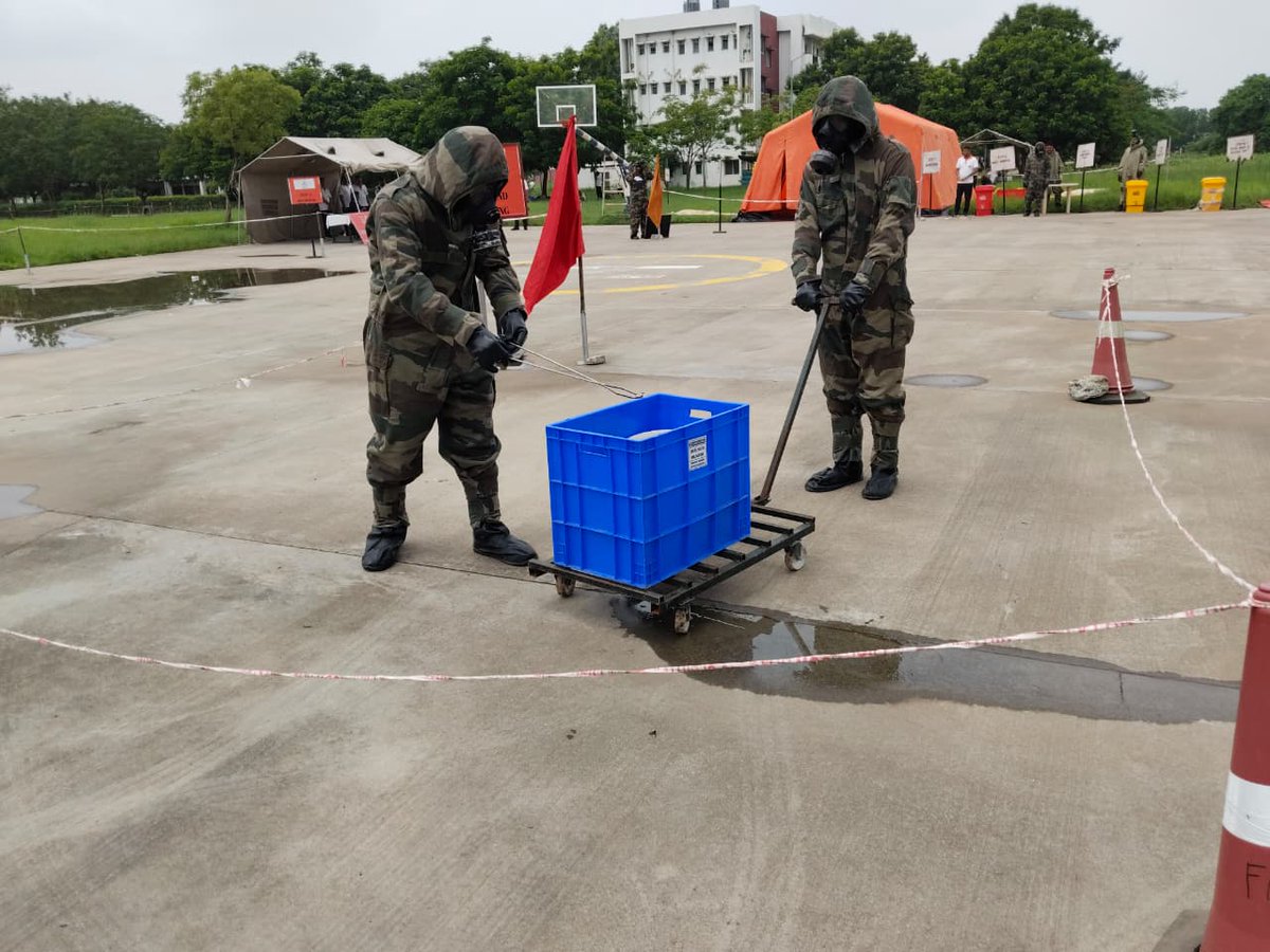06NDRF's tweet photo. "Excellence in preparedness. Confidence in response."
#04/08/2026
🔶 Team 06 BN NDRF organized CBRN Training, equipping personnel with advanced skills in hazard assessment, detection, decontamination and safe response to CBRN incidents.
@NDRFHQ https://t.co/CQlCQtpwKD