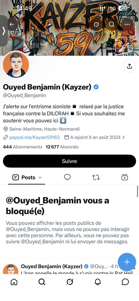Aliibntaha's tweet photo. Pourquoi tu bloques les musulmans de Twitter ? T’es aussi islamophobe @Ouyed_Benjamin ? https://t.co/rPk40OeCIF