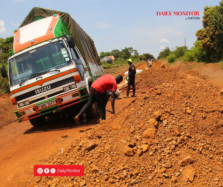 DailyMonitor's tweet photo. UPDATE: The Head of the RDC Secretariat, Maj Martha Asiimwe, has raised concerns over the quality of works on the Amuria-Orungo-Abim Road after an inspection found poor drainage despite ongoing rehabilitation. During the monitoring visit, the team found that although fresh marram had been laid along sections of the road, drainage channels had not been constructed, raising concerns about water flow and the durability of the road. The inspection is part of a nationwide monitoring exercise by the RDC Secretariat and the State House Anti-Corruption Unit to assess service delivery, value for money and compliance with project standards.
#MonitorUpdates
📸: Rashul Adidi