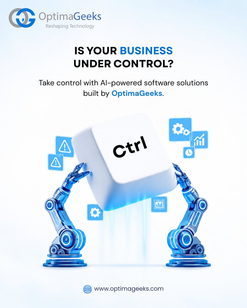 optimageeks's tweet photo. Is your business under control? OptimaGeeks builds AI-powered software that puts it back in your hands. 🤖⚙️

https://t.co/6LLLk2PRcC

#OptimaGeeks #AI #Automation https://t.co/y722NlToJM