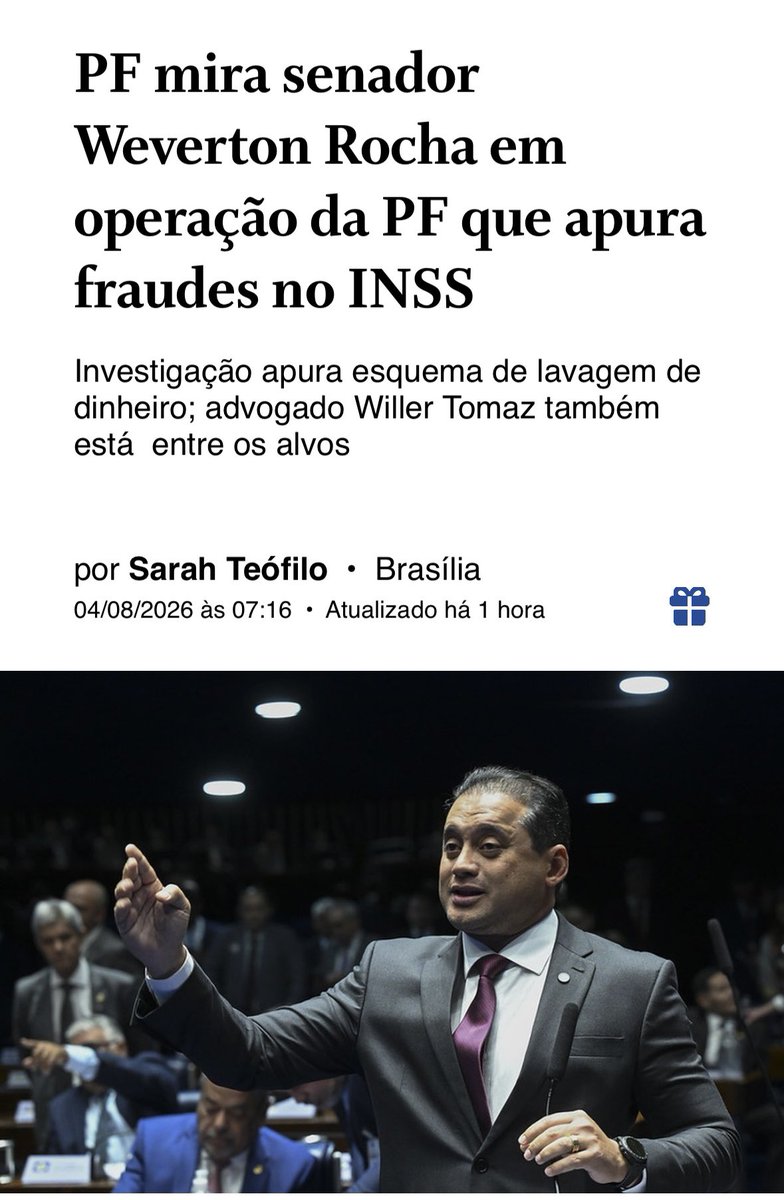 tatinhozen's tweet photo. A Verdade é que se tivéssemos um eleitor  com consciência do poder do seu voto , não reelegeria nenhum senador para outro mandato agora em outubro.  O @SenadoFederal está cheio de senadores corruptos . Todo dia uma manchete de um senador envolvido em corrupção. https://t.co/5kBUxQegbE