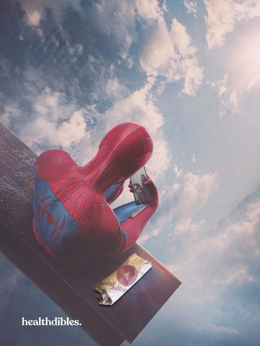 sanjaybabey's tweet photo. Spider-Man fuels with Healthdibles. What about you?🫵🏽 https://t.co/CcmWRvJt8o