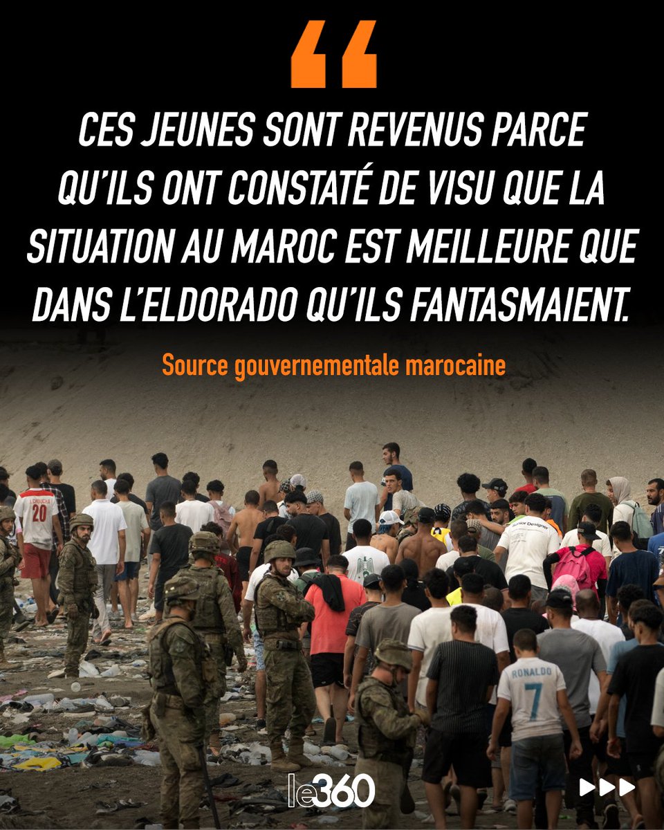 Le360fr's tweet photo. 🇲🇦🇪🇸 La source gouvernementale marocaine a fait remarquer que « lorsque la crise battait son plein, sous le poids d’une couverture médiatique sensationnaliste, nous avons entendu les commentaires les plus haineux et les analyses les plus folles. »

→ https://t.co/JplkrLxdFG https://t.co/9s0kl0296w