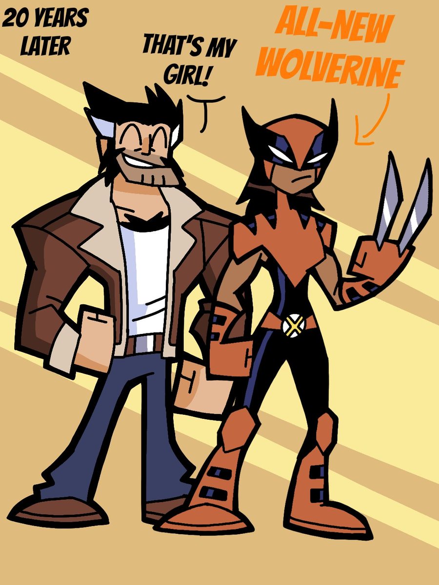 TheLasher226891's tweet photo. To celebrate Laura's special day,
I decided to draw her—yeah.

She might have turned out a bit too chibi, but oh well.

#Marvel #XMen #xmenfanart #Wolverine #X23 https://t.co/7NxcCmwzqr