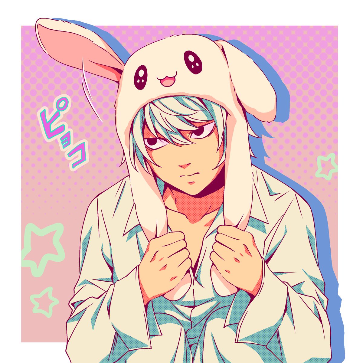 cherry_Aniota's tweet photo. ニアとうさ耳帽 https://t.co/uAuRtuSYRJ