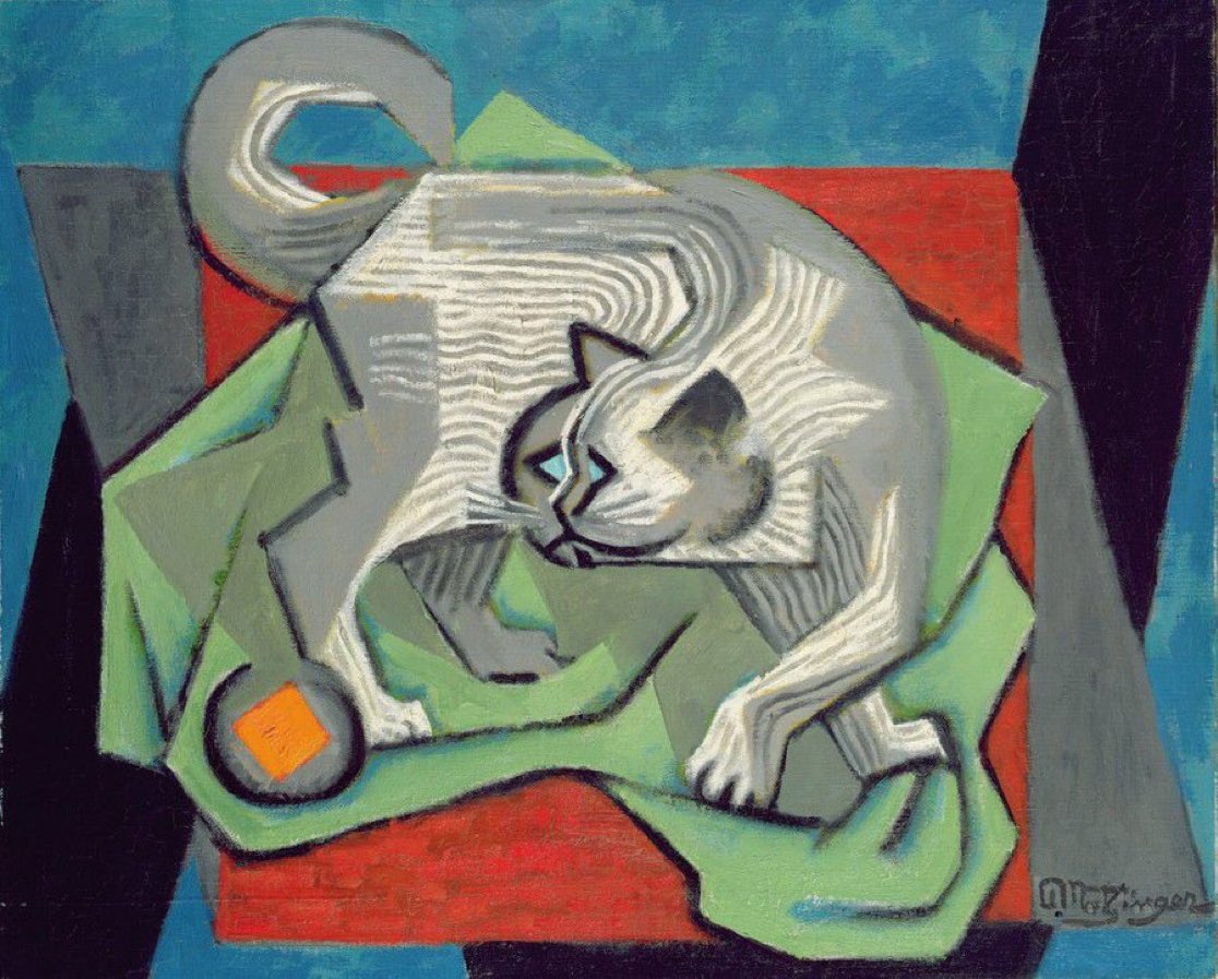 Dominiquepucini's tweet photo. "Le Chat", 1915
Jean Metzinger (1883 - 1956)
#peinture #cubisme https://t.co/eB6ppYAiLs