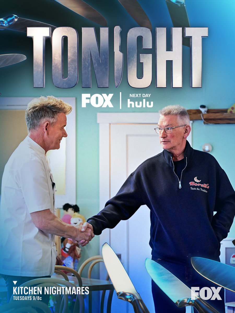 FoodClubFOX's tweet photo. Another day, another restaurant to save. 💪
Don't miss a brand new episode of #KitchenNightmares TONIGHT on FOX, next day on @hulu! https://t.co/omeRHPHtno