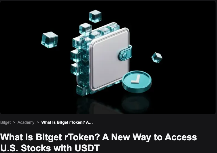 DefiantNews's tweet photo. 🙇 Tokenized stocks have a problem: Most of them just sit in your wallet.

@bitget 's rToken is built to do more.

A breakdown:

1/ Trade with USDT
 Skip the brokerage account, the wire transfer and the USD conversion.
If you hold USDT on Bitget, you can buy:
rNVDA, rAAPL, rTSLA, rSPY or any of 500+ US stocks and ETFs.

2/ 1:1 backing
 Each rToken is issued by Reality Protocol and designed to be backed 1:1 by real shares held in custody, with broker connectivity linking prices to US market infrastructure.

3/ Dividends in USDT
 When an underlying stock pays an eligible dividend, holders receive it in USDT.
Stock income that drops straight into your stablecoin balance.

4/ Capital efficiency
 rTokens work with Bitget's Unified Trading Account: post them as margin for futures, pledge them as collateral, lend them, or run grid and copy-trading strategies on top. Your stock exposure keeps working while you hold it.

5/ Trading hours
 Pre-market, regular and after-hours on US market days. Selected popular tickers trade 24/7.

Stock exposure and crypto strategies, finally in one account.

👉 Check it out here: https://t.co/eGjQZmm8aX
