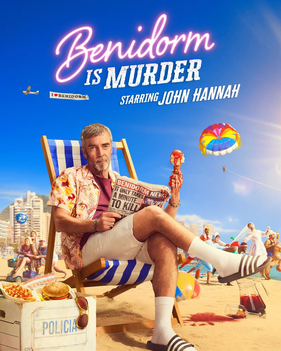 air_edel's tweet photo. "Brilliantly chaotic" Digital Spy

"John Hannah shines in Spanish caper" The Herald

'Benidorm is Murder' is available to stream now on Channel 5.

Original music by Air-Edel's Andrea Boccadoro with Gabriele Roberto. 

Trailer: https://t.co/33Tq5v5Po6 https://t.co/gmOZRQdxMS