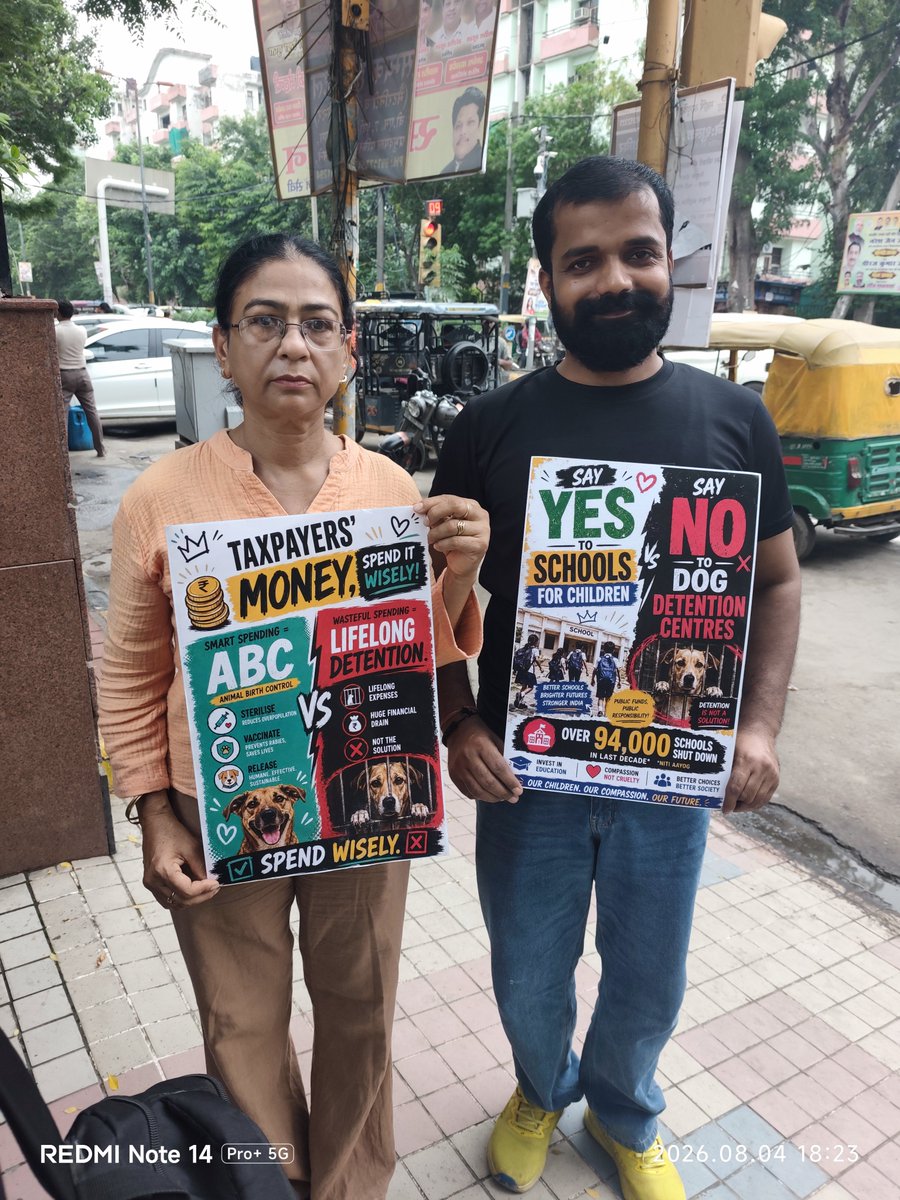 joedelhi's tweet photo. Today march for dogs and animals in New Delhi. 4th August, 2026. https://t.co/RXi7clJi05