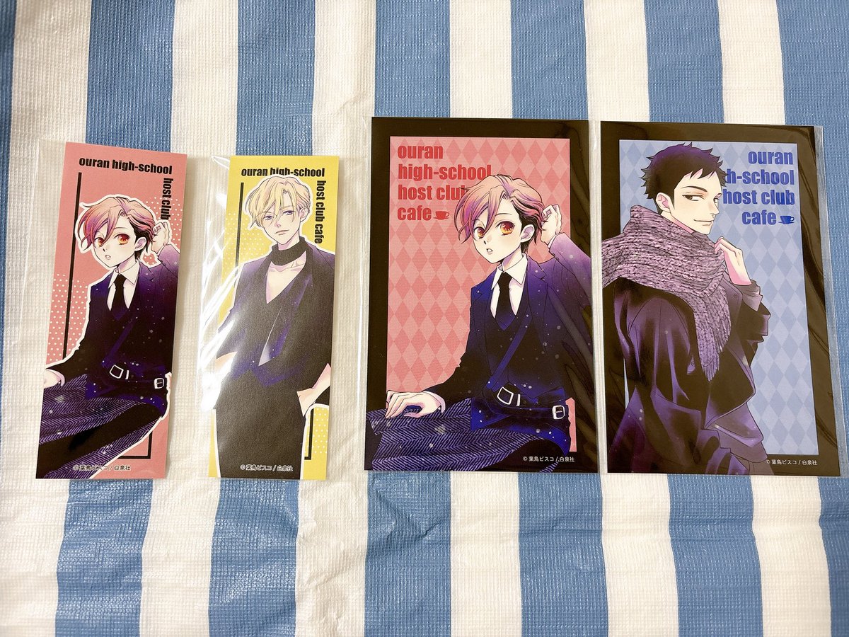 rwks_125's tweet photo. 【交換】
桜蘭高校ホスト部 コラボカフェ 特典

[譲]しおり：ハルヒ 環
      ブロマイド：ハルヒ 崇
[求]光

#りい取引
検索からでもお気軽にお声掛けください。
※リトリン必読 https://t.co/vnplYrp55G