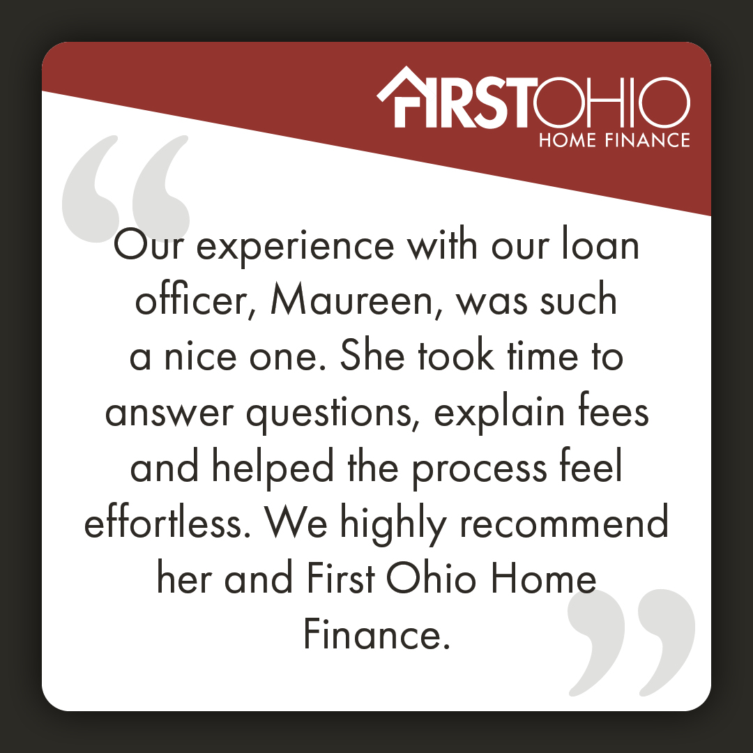 FirstOhioHome's tweet photo. Navigating the mortgage process can be overwhelming. From pre-approval to closing, our dedicated team is committed to making your home-buying experience as smooth and stress-free as possible. Let us help you turn your dream home into a reality! 
#TestimonialTuesday https://t.co/iSs393Sc6A