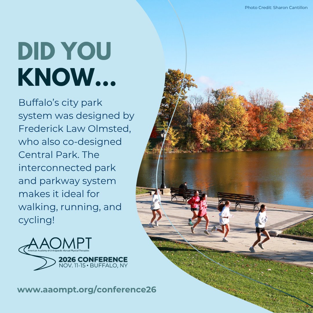 AAOMPT's tweet photo. #AAOMPT2026 is so much more than continuing education and cutting edge research.  Its time with colleagues, networking and getting to enjoy everything Buffalo has to offer.
#PhysicalTherapy #physiotherapy #DPT #DPTstudent https://t.co/umsoPxkn4G