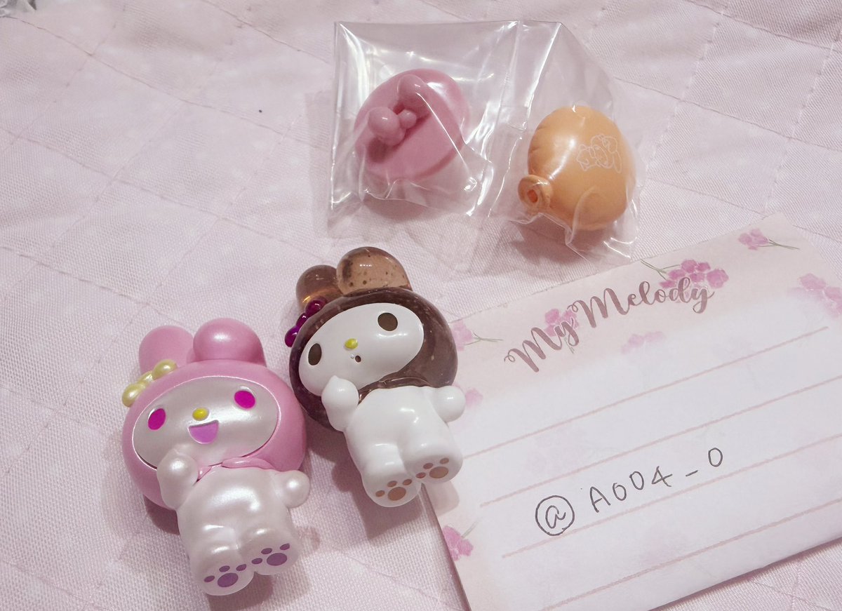 A004_0's tweet photo. 【交換】サンリオ くじポン マイメロディSURPRISE MIX  サプライズミックス 

譲 14.20マイメロディ 14バルーン
求 4.8.9.14.20.32以外のマイメロディ

郵送希望、大阪手渡し可能です。お気軽にお声がけください。 https://t.co/5JuyarNE6U