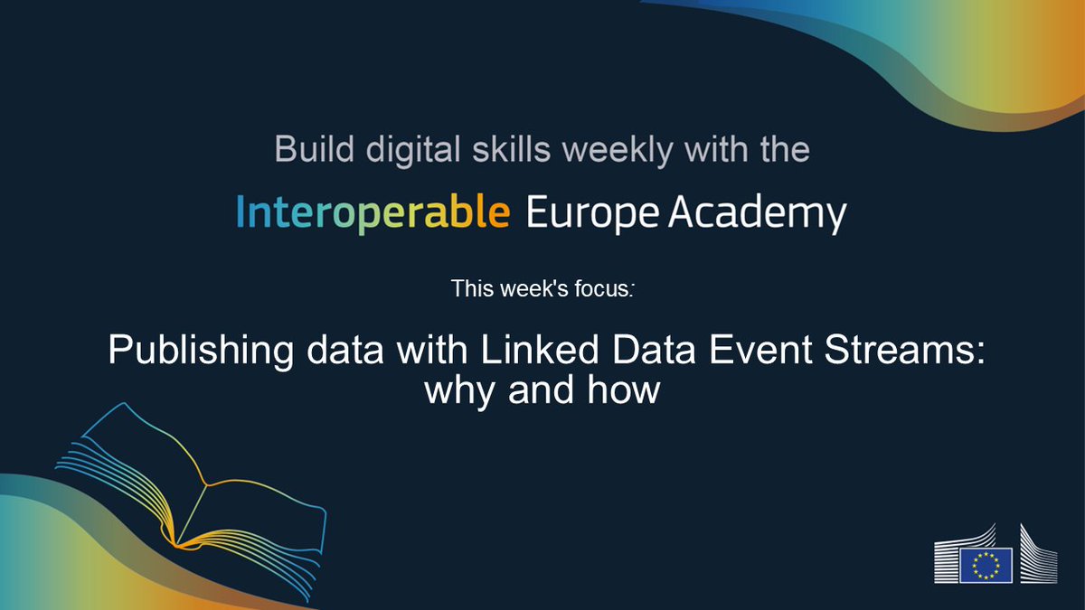 InteroperableEU's tweet photo. This week's Tuesday learning pick of the #InteroperableEuropeAcademy focuses on the benefits of publishing data with Linked Data Event Streams (#LDES).

Explore how LDES help you design better &amp; reusable Web APIs and keep your data in sync.

Start here!
👉https://t.co/rJWZtlOyCE https://t.co/kpPrvadLz0