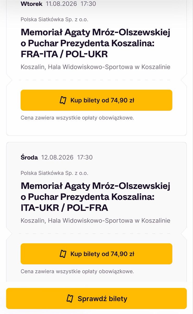 foreverml11's tweet photo. วันอังคาร 11 สิงหาคม 2026 (17:30 เวลาโปแลนด์)

🇫🇷 ฝรั่งเศส พบ 🇮🇹 อิตาลี
🇵🇱 โปแลนด์ พบ 🇺🇦 ยูเครน

วันพุธ 12 สิงหาคม 2026 (17:30 เวลาโปแลนด์)

🇮🇹 อิตาลี พบ 🇺🇦 ยูเครน
🇵🇱 โปแลนด์ พบ 🇫🇷 ฝรั่งเศส https://t.co/hU0z4IdkuO