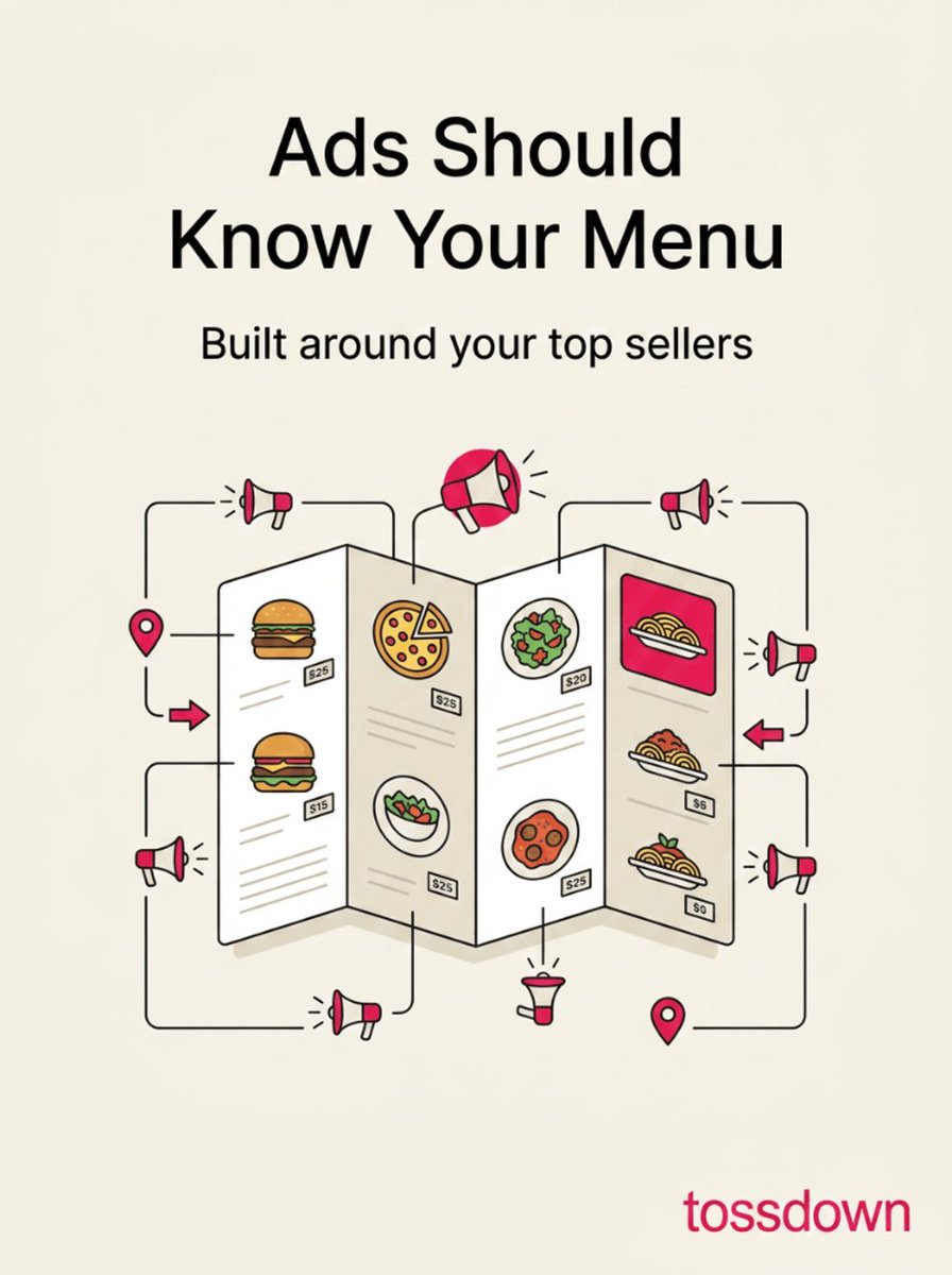 tossdown's tweet photo. Dive into menu magic with ads that serve the cravings perfectly! https://t.co/9bi4kBXYd9