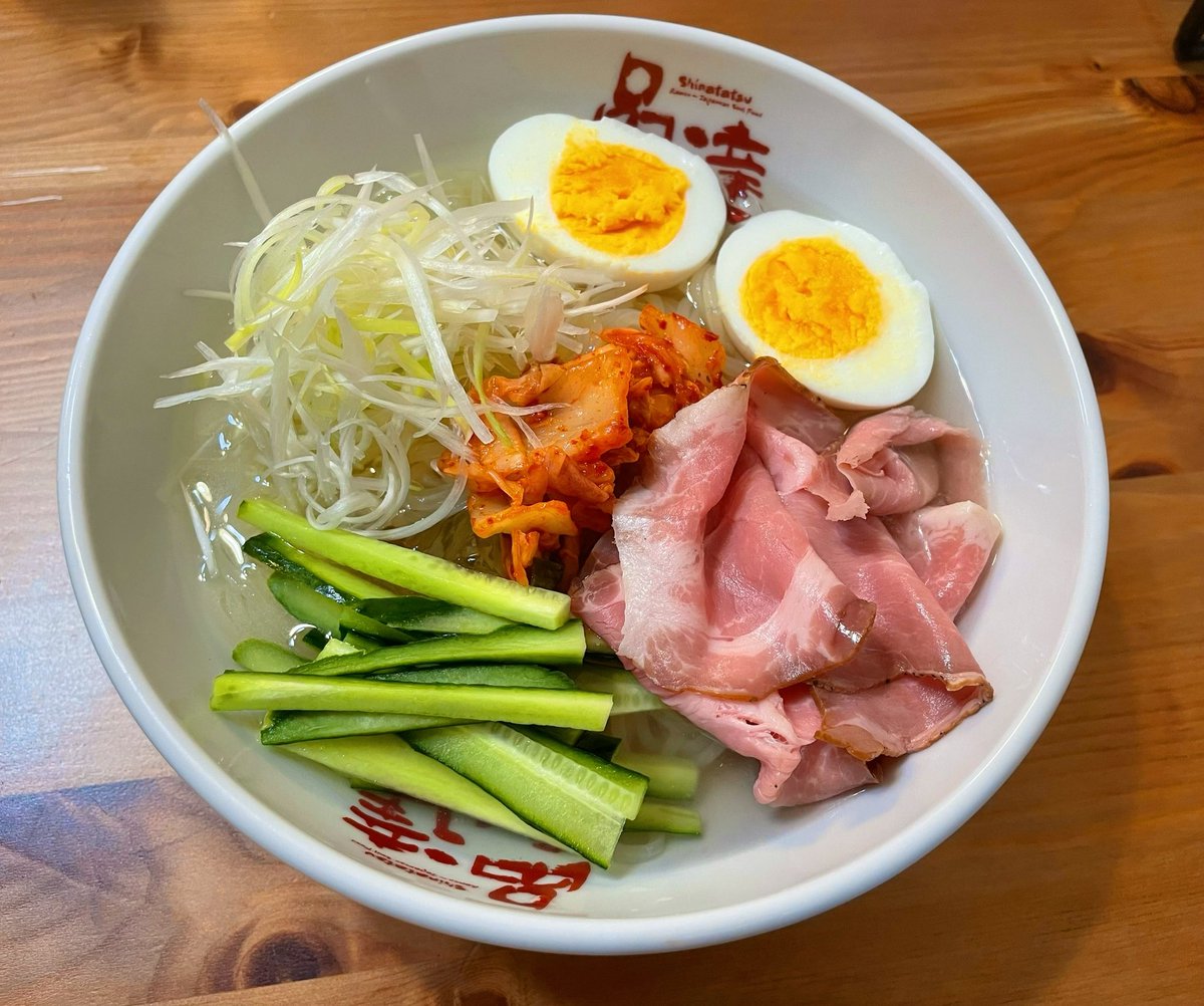 cecilia1031's tweet photo. お肉焼いて食べた後に冷麺作ったけど我ながら美味しい！ https://t.co/0fsMuqoepS