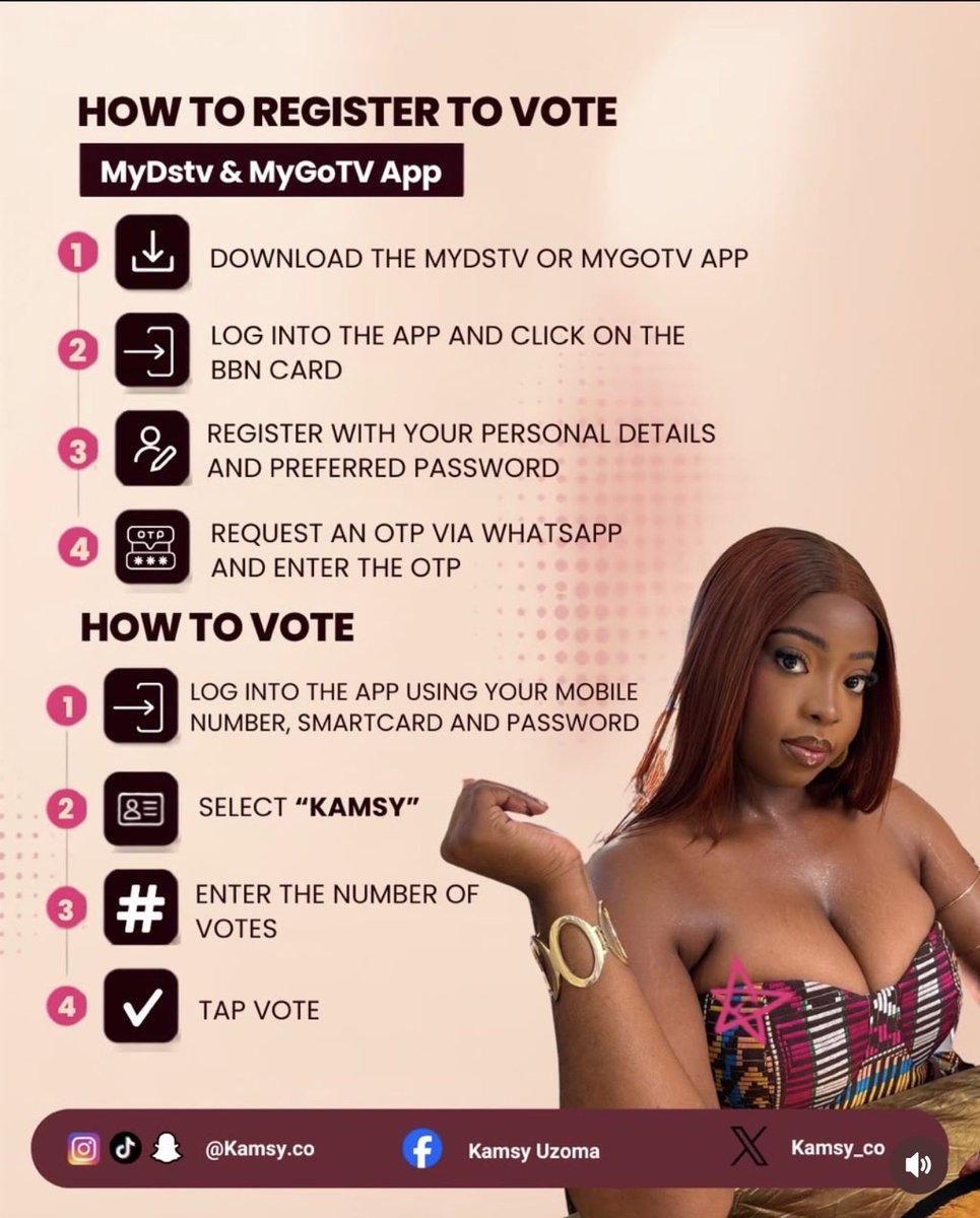 Kamsy_co's tweet photo. Have you voted Kamsy today? 

Katalysts 🌸 and every Kamsy lover, this is the time to go harder. Every single vote counts, and we can’t afford to slow down.

Let’s keep our Queen in the house and push with everything we’ve got! 💪🏽❤️

Operation: Kamsy Till The Last Day! 🚀

#BBNaija #Kamsy #Bbnaija