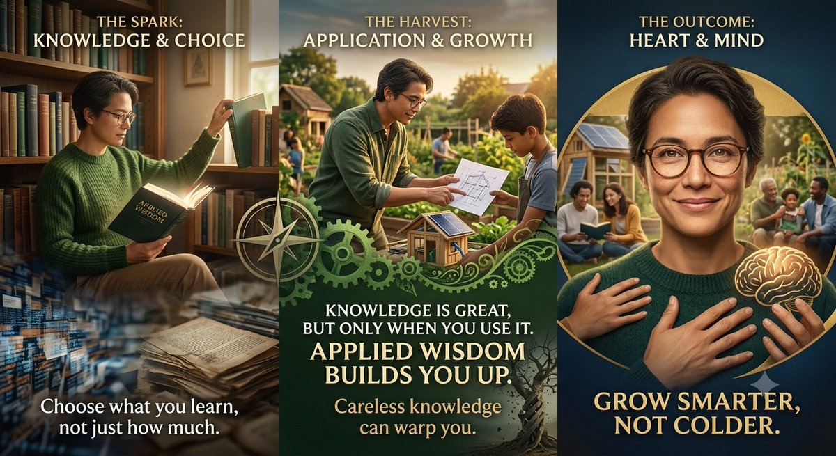 HIETECH19's tweet photo. Knowledge is great, but only when you use it. Applied wisdom builds you up; careless knowledge can warp you. Choose what you learn, not just how much. Grow smarter, not colder. #KnowBetter #UseWisely #LifelongLearning #MindfulGrowth
Peter Psquare https://t.co/9GjiBwpvqg