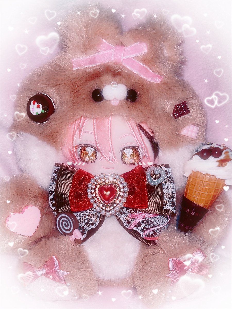 _honeylz's tweet photo. ♡.*･ﾟ┈┈┈┈┈┈┈┈ﾟ･*.♡

おようふく♡@charuna_nuinui 様 🍫

オーダーさせていただいたものです♡
大好きなくらりすちゃんとましゅくんをかけて
リス×チョコ で可愛くしていただきました
👏🏻💕
理想より可愛く仕立てていただいて😭💕
ほんとに大天才💯⭐️
今回もありがとうございました🫶 https://t.co/HkvQUHuWMA