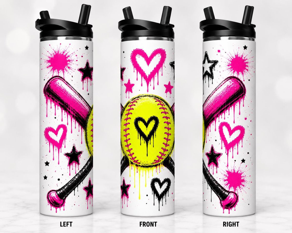 MeaghanMeegan's tweet photo. Choose your vibe, not your grade. 😂🥤💅 Neon Graffiti Softball tumbler for the sporty-girly on the go—fun, bold, and ready for game day. #SportsLifestyle #TumblerLove Tap the link in bio. https://t.co/oAKQ2fYsiF
