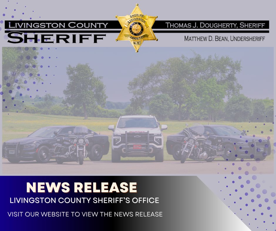 LivCoSheriffs's tweet photo. MT. Morris - Sheriff Thomas J. Dougherty reports the arrest of a Kentucky resident on felony charges following an investigation by the Livingston County Sheriff’s Office.

Please click the link to visit our website and view the news release:

https://t.co/Vmn4QeEg4J https://t.co/ORmMp08MKg
