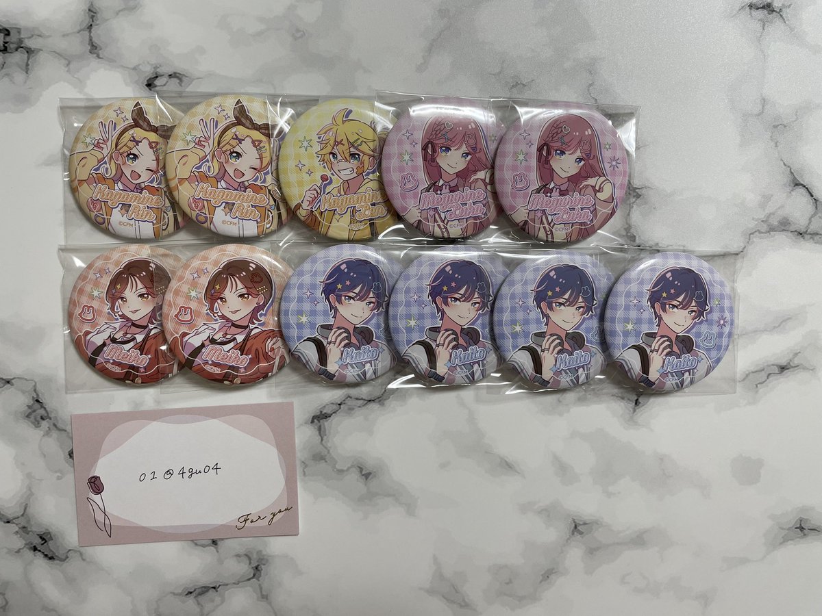4gu04's tweet photo. 初音ミク キャンドゥ CanDo 100円ショップ 交換

譲 : 1~3枚の画像の物
求 : 4枚目の画像の物

3枚目のみ異種交換可能です

お声かけが重なる場合、アクスタ含むお取引、またはまとめてお取引いただける方優先になります。

お気軽にお声かけください🍀 https://t.co/g98lDlIxYr