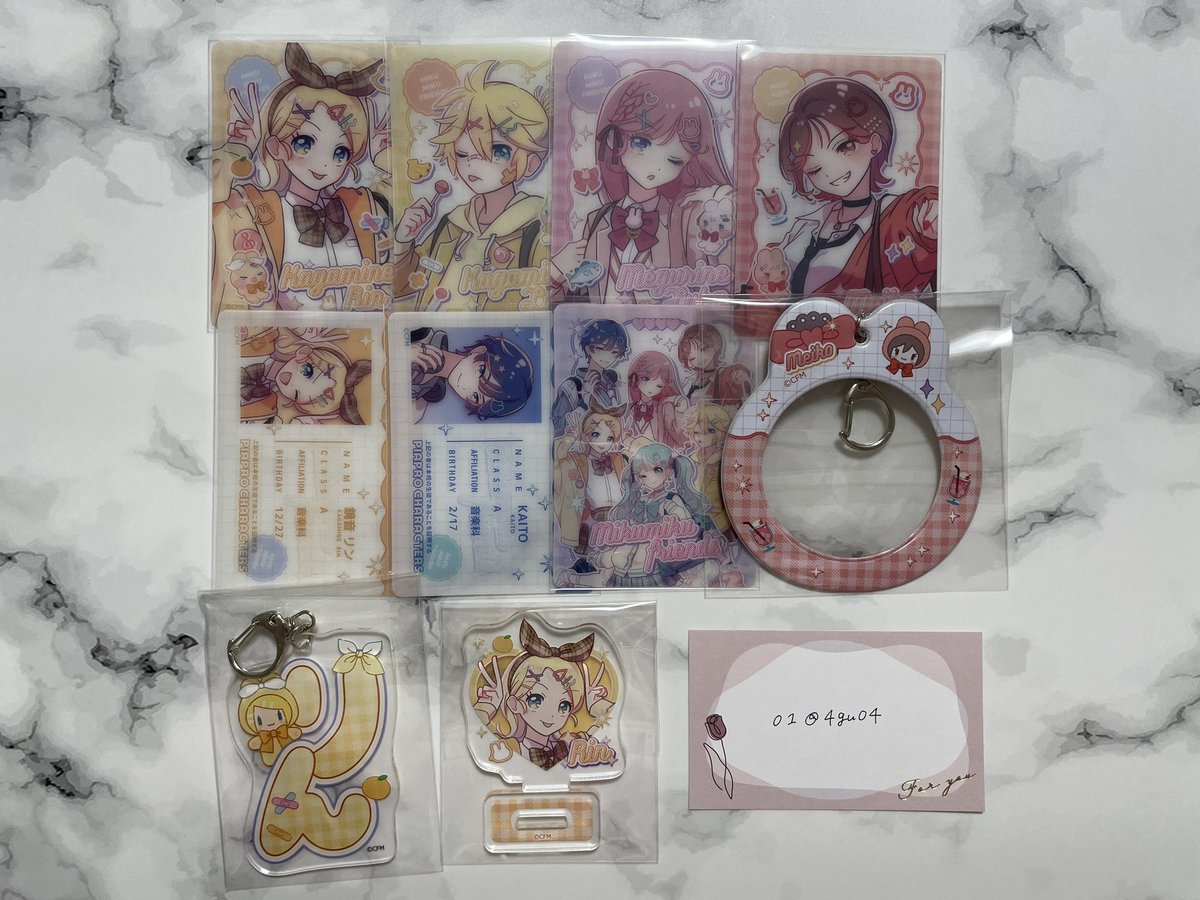 4gu04's tweet photo. 初音ミク キャンドゥ CanDo 100円ショップ 交換

譲 : 1~3枚の画像の物
求 : 4枚目の画像の物

3枚目のみ異種交換可能です

お声かけが重なる場合、アクスタ含むお取引、またはまとめてお取引いただける方優先になります。

お気軽にお声かけください🍀 https://t.co/g98lDlIxYr