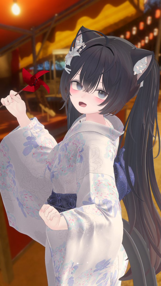 ruriokun_vrc's tweet photo. はやく花火見に行こ！！

 #Nagi3D https://t.co/zAuxTrER6m