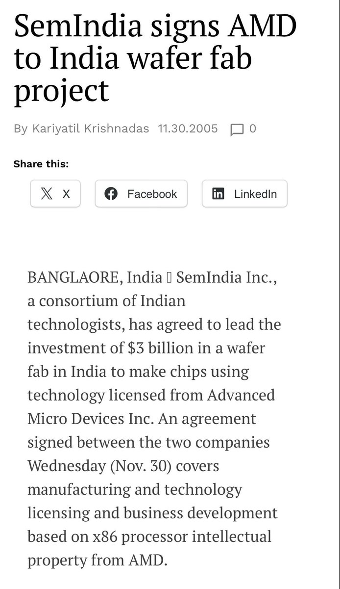 Krish_nvm_Raw's tweet photo. Manmohan singh was so great pm that he and sonia gandhi refused intel and amd in 2006 and 2009 to manufacture semiconductor at india 

History would be kinder to him!!!!!! https://t.co/dSp4xu1wIT