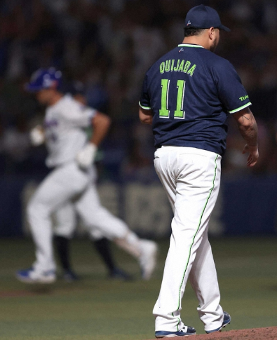 yakulpon's tweet photo. ヤクルト・キハダ守護神剥奪へ“ラストチャンス”生かせず　池山監督「何も変わっていない」2軍再調整も　(スポニチアネックス)

「“モーションも(工夫して)やってみたら”というところだったんだけど、何も変わっていない」「また抑えで戻ってこられるようにということは伝えた」と守護神剥奪となった
https://t.co/53mgOqMbwb